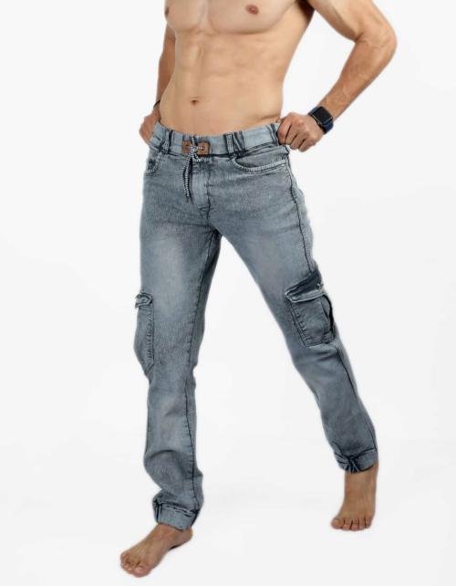 Buy BelliBeeIndia Denim Grey Side Pocket Men Jeans Online at Best