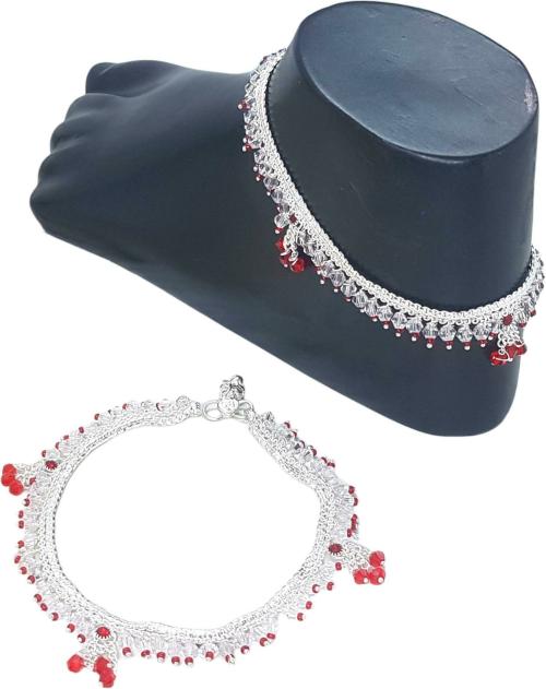 Buy BR Ornaments Alloy Anklet (Pack of 2) Online at Best Prices in