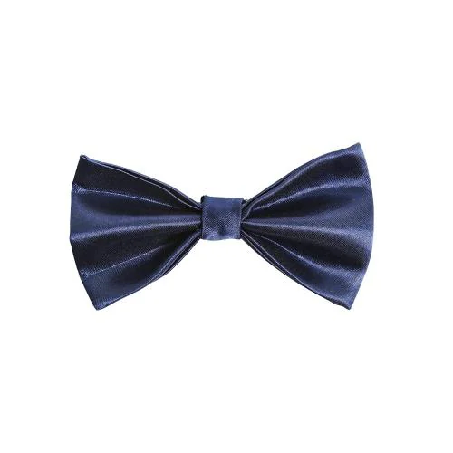 Bureaucrat Satin Bow Tie Bowtie for Men (Navy)