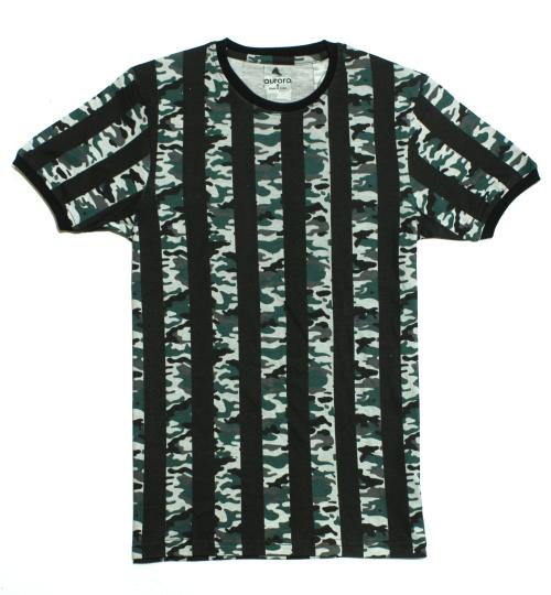 Aurora Shine - Men's Cotton Military Camouflage Printed Half Style T-Shirt S To XL Size