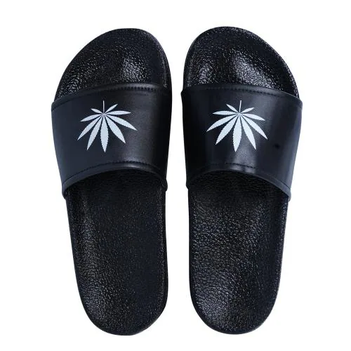 Simsan Relaxed And Funky Men Black Sliders
