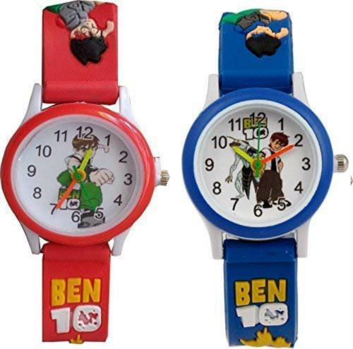 SWADESI STUFF Analogue Multicolor Dail Watch For Children- (10RED-10BLUE)