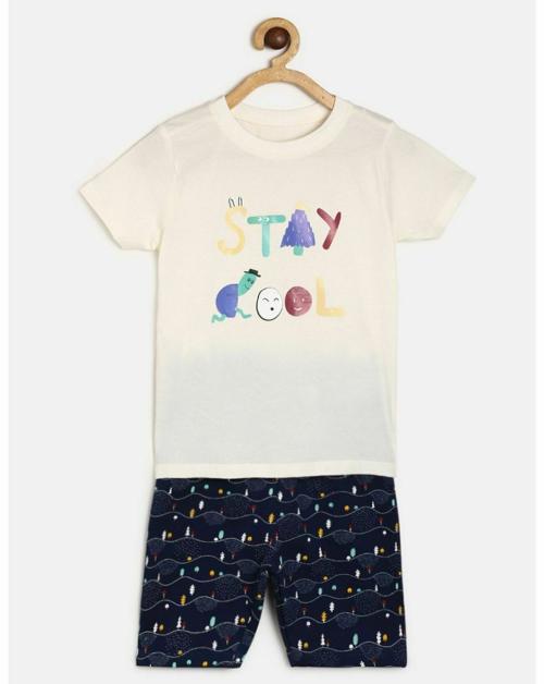 MINI KLUB Kids Boys Regular Multi Knit Lounge Wear