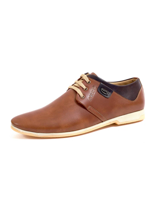 Buy Advick Tan Casual Shoes For Men Lace Up PRYF-7710- Tan -10 Online ...