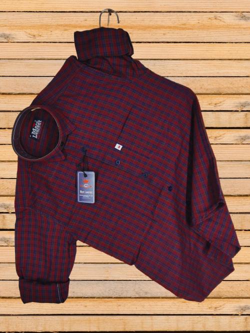 Marc Laurent Men Regular Fit Striped Spread Collar Casual Shirt