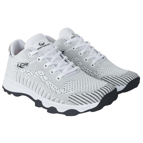 Lancer KING-6WHT-BLK White Running Shoes