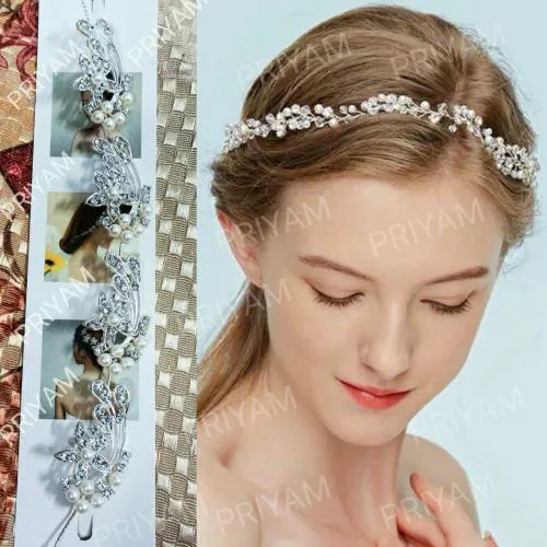 alamodey Sliver Tiara Hair Band