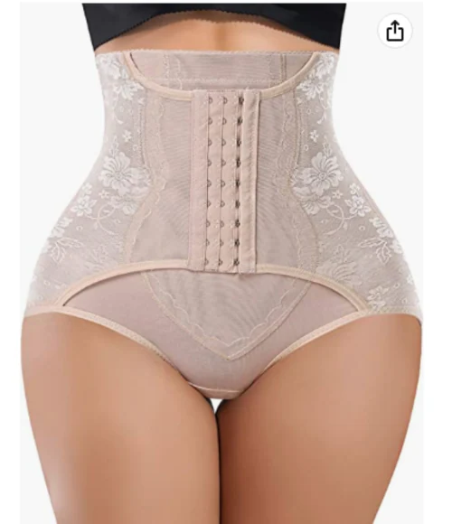 OLSIC Waist Shaper Tummy Control Shapewear Panty with Belt for Postpartum Recovery/Gym/Workout7