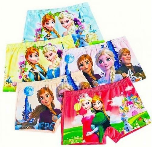 D&E JEANS Kid Summer Shorts Combo Girls Princess Boyshort Panties Toddler Character Girl Princess Boyshort Panties Toddler Character Underwear Panties Panties For Kids Girls Boxer Briefs Bloomer Underwear Swimsuit Beach Swim Dress 3-11 Years(pack of 4)