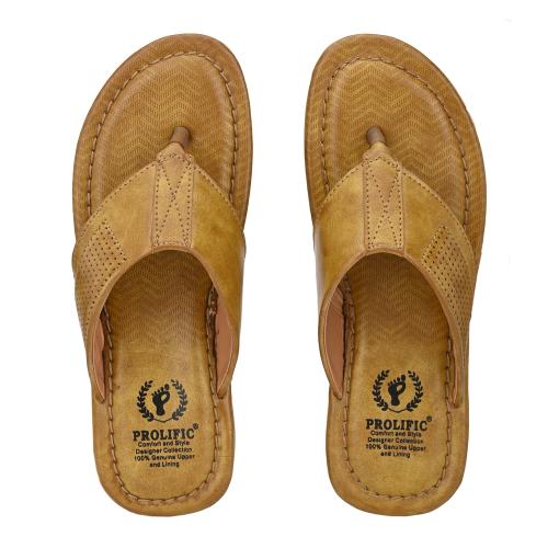 Prolific Men's Casual Slipper Style Sandal Beige