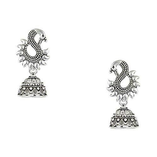 Buy Gvki Silver Jhumka Earring (Women) Online at Best Prices in India