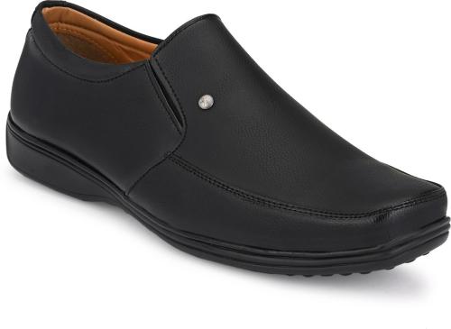 John Karsun Men Black Formal Shoes