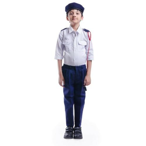 Fancydresswale Girls And Boys Traffice Police Community Helper Costumes (2 Years-3 Years)