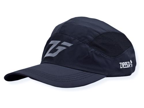 ZIPPER-G Unisex Black Polyester Cap (Free Size)