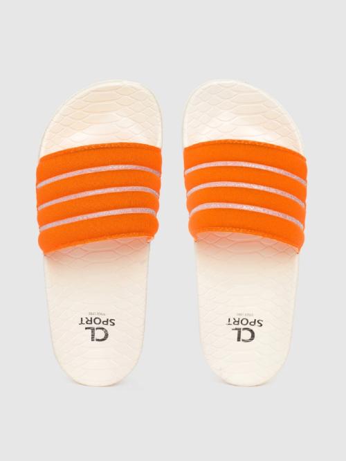 CL Sports Orange Flip flops for Women