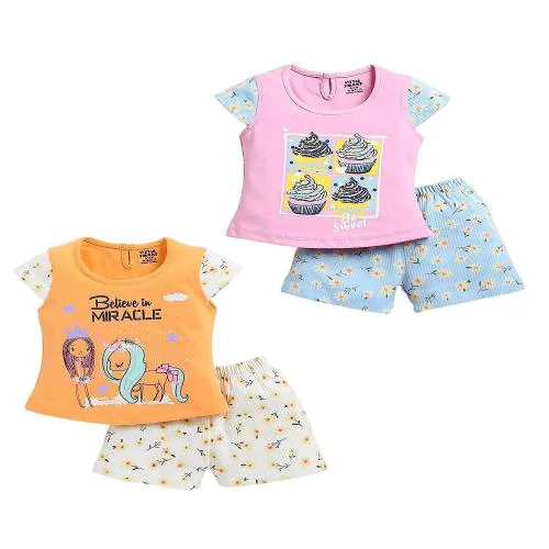 Little Smart Fancy Short Set (pack of 2) (6-12 Month)
