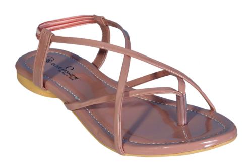 Olive Fashion Peach Flat sandal for Women