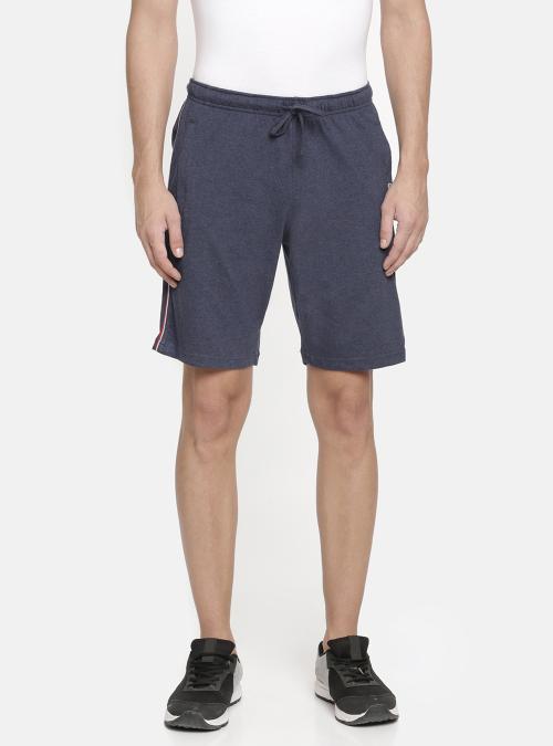 Macroman M Series Men Denim Melange Solid Cotton Pack of 1 Shorts