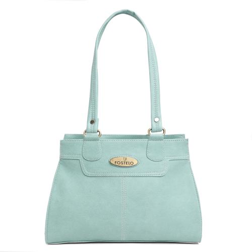 Fostelo Women's Kestrel Handbag (Light Grey) (JM_FSB-1716)