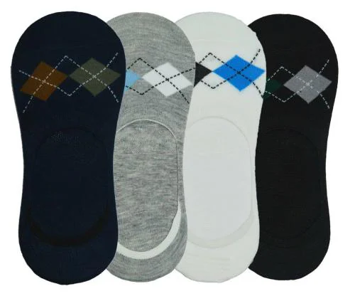 Me Stores Cotton, Spandex, Polyster Loafer Socks (Pair Of 4)