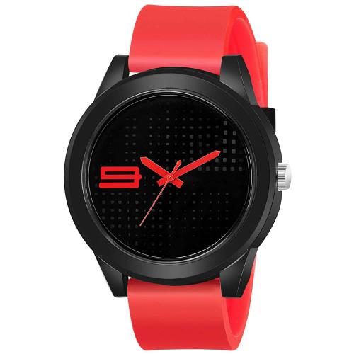 Acnos Analog Black Dial Multicolor Strap Watch For Men - (AC-MT-107)