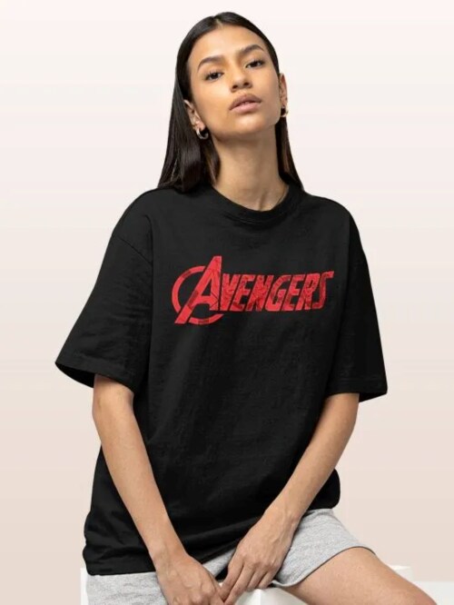 BEYOND BLISS AVENGERS OVERSIZED T SHIRT FOR WOMENS