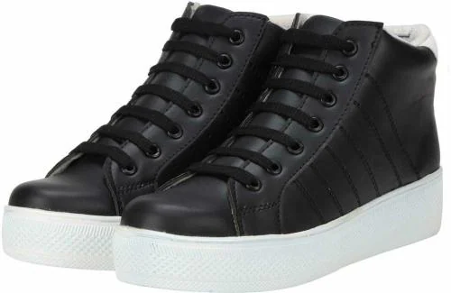 Commander Women Black Causal Shoes