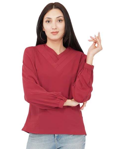 FITHUB Women Shirts Stylish Western Latest Full Sleeve Formal Shirts For Women Office Wear