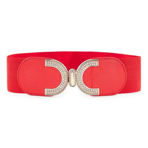 Buy REDHORNSCShaped Design Women's Elastic Waist Belt For Dresses