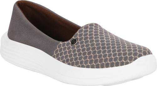 JUMP USA Women Slip-On Sneakers (Grey)