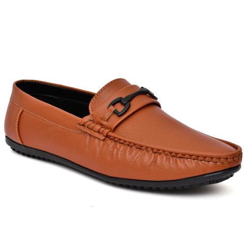 Shuan synthetic leather loafer shoes for men