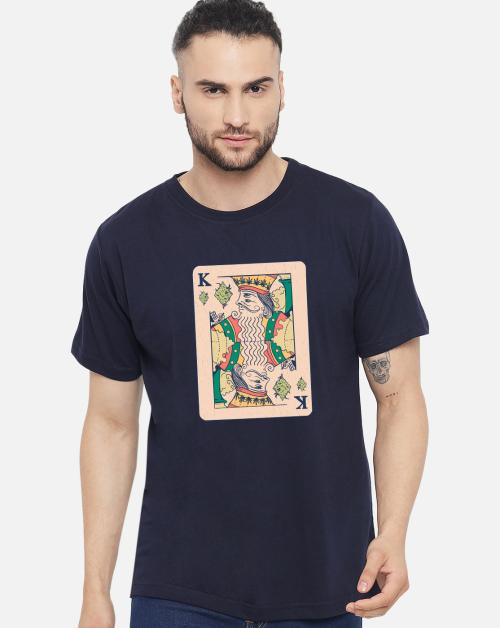 Fflirtygo Regular Fit Men's Cotton T-Shirt, Printed Stylish Men’s t-Shirt