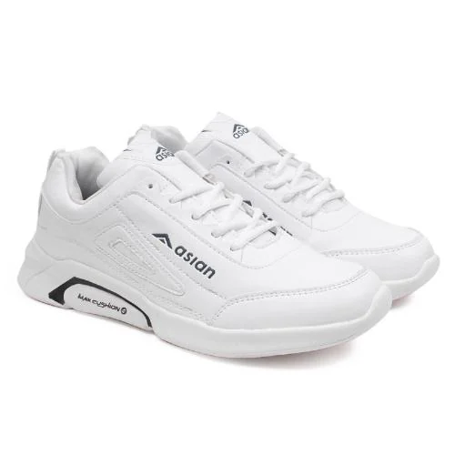 Asian Waterproof White Sports Shoes for Men