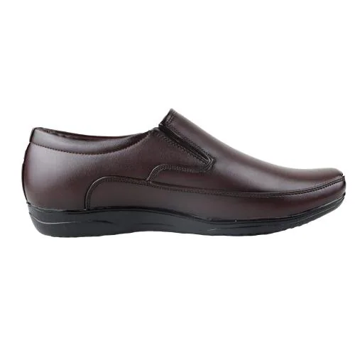 HIKBI Leather Formal Office Shoes Slip On Formal Office Wear Shoes For Men