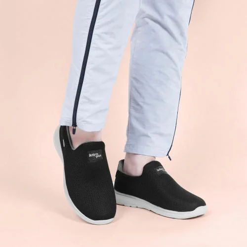 Action New Latest Black Grey Shoes For Men