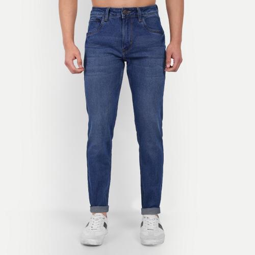 MEGHZ Men Marcos Regular Blue Jeans