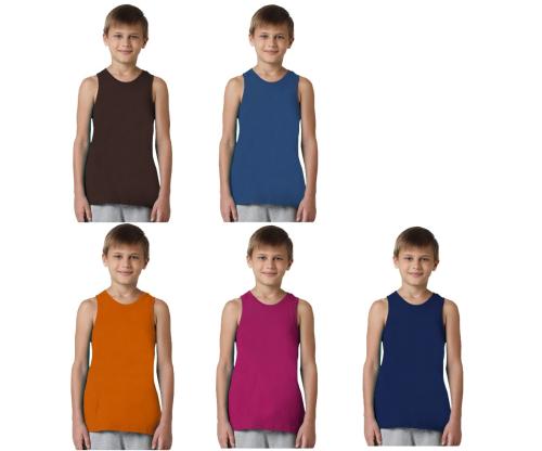 DRAKO BOYS COLOUR BANIAN/ VEST/ GANJI-100% COTTON -5PCS PACK 5- COLOURS 50-1