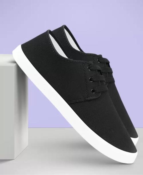 Genial Men's Black Sneakers Shoes