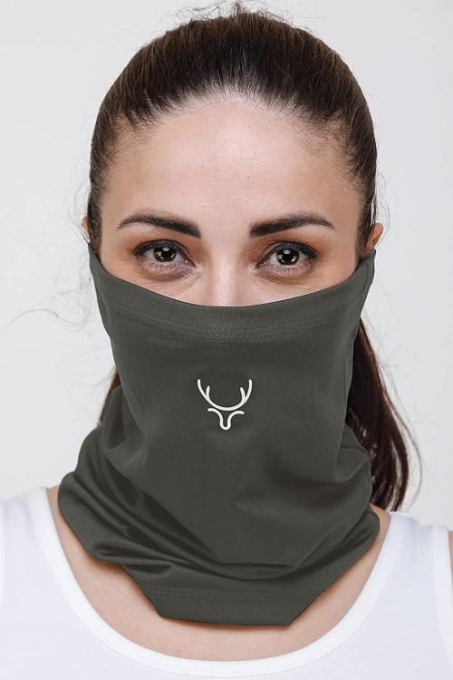 Dark Green Sun Protection Bike Riding Mask