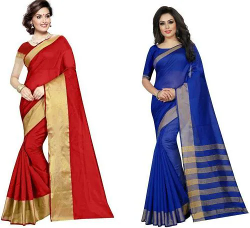 SAADHVI Multicolored Casual Wear Art Silk saree| saree / saree for women / sarees / sarees latest / sari