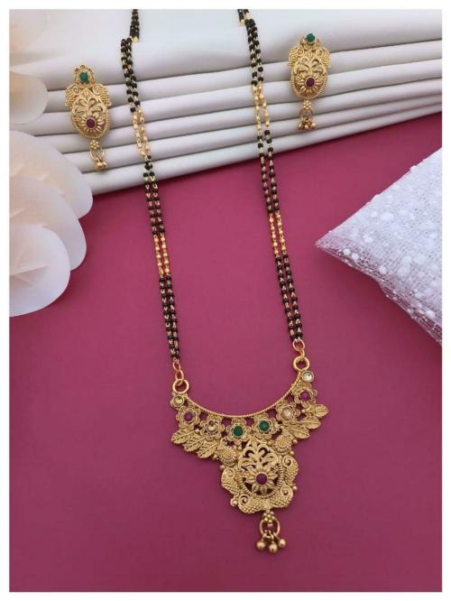RPRM Gold Plated Mangalsutra For Women's & Girls 24 INCH