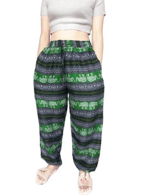 MILLION STORE Women Funky Printed Dance Harem Balloon Pants