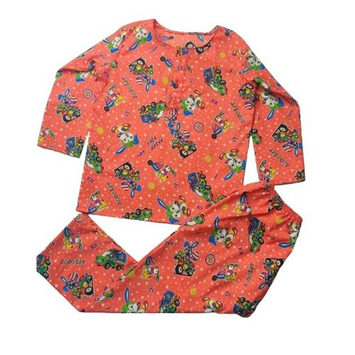 Gazal Creation Night Wear Baby Set Orange