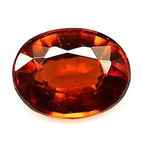 Feel Touch Mart Hessonite Gemstone Srilanka Gomed Pathar Original 5 Carat / 5.49 Ratti Lab Certified Amazing Oval Cut Natural Gomedha Auspicious Gomedikam For Bracelet Making