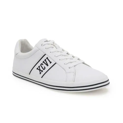 Red Tape Casual Sneakers for Men- Elevated Look, Lace-Up Comfy White Sneakers