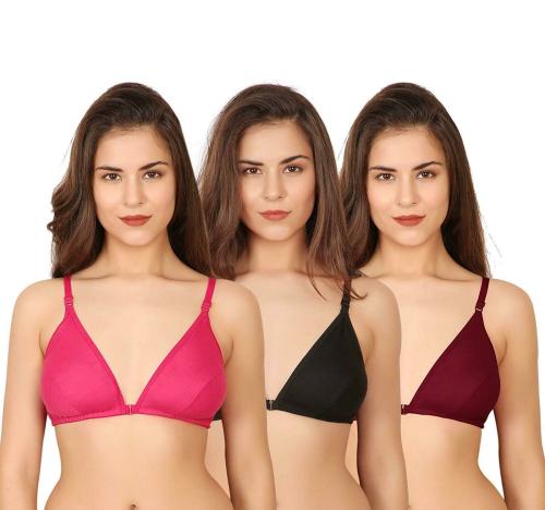 Shylina HALF PADDED Women T-Shirt Lightly Padded Bra(Pack of 3) A34