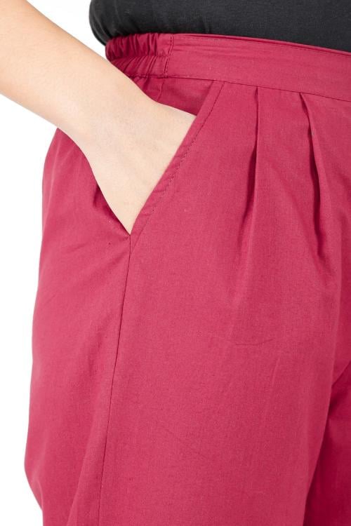 TROUSER-MAROON-COLOUR