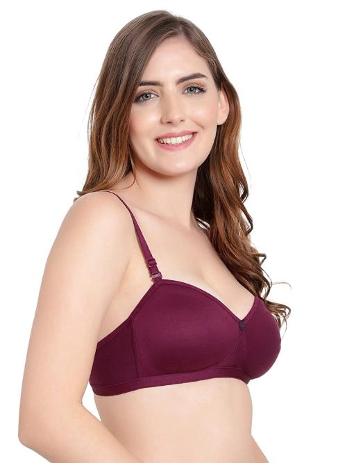 F FASHIOL.COM Women's Cotton Non-Padded Wire Free Everyday Bra (30 Till 40) (34) Pack of 2