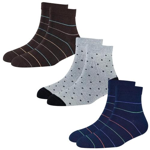 Buy Cotstyle Multicolor Cotton Ankle Length Socks Free Size (pack of