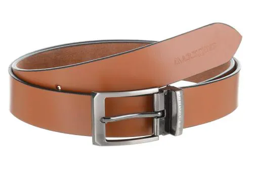 Markques Executive Tan Formal Casual Genuine Leather Men Belt EXE-1104